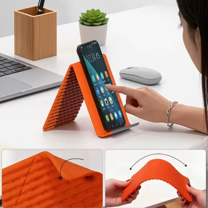 Laptop Stand - Adjustable Multi-Angle Flexible Foldable Silicone Phone