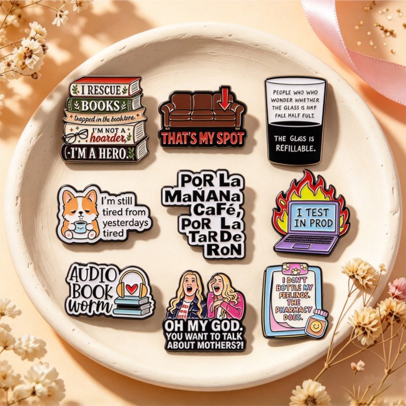Cute Funny Quote Enamel Pins w - Laptop Accessories & Repair Jagtap Dairy Pimple Nilakh Pimpri Chinchwad Maharashtra review and price