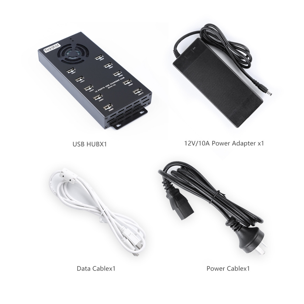 10 Port Fast Charging USB Hub  - Usb Hub review and price