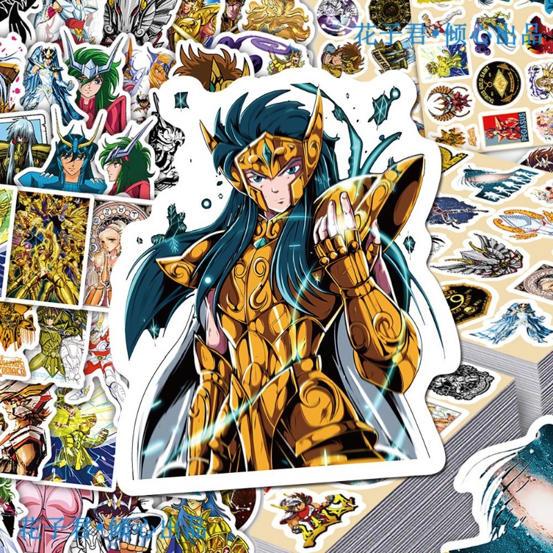101Pcs Saint Seiya Anime Stick - Laptop Original Accessories review and price