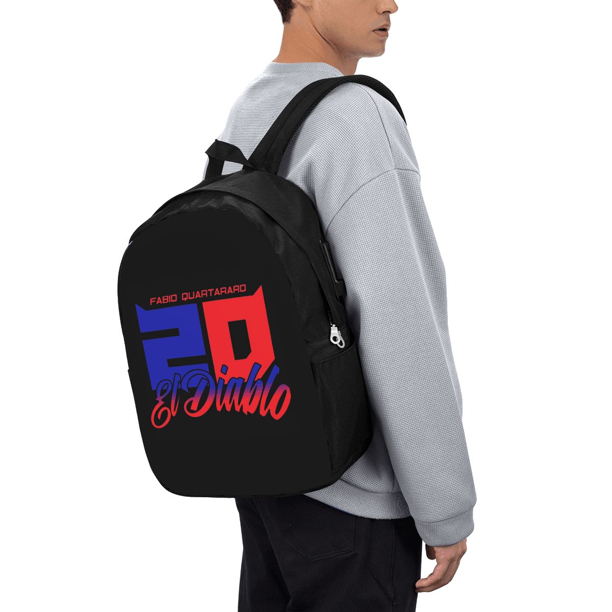 Fabio Quartararo El Diablo Num - Laptop Bag review and price