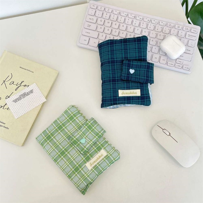 Green White Gingham Hand-journ - Laptop Sleeve review and price
