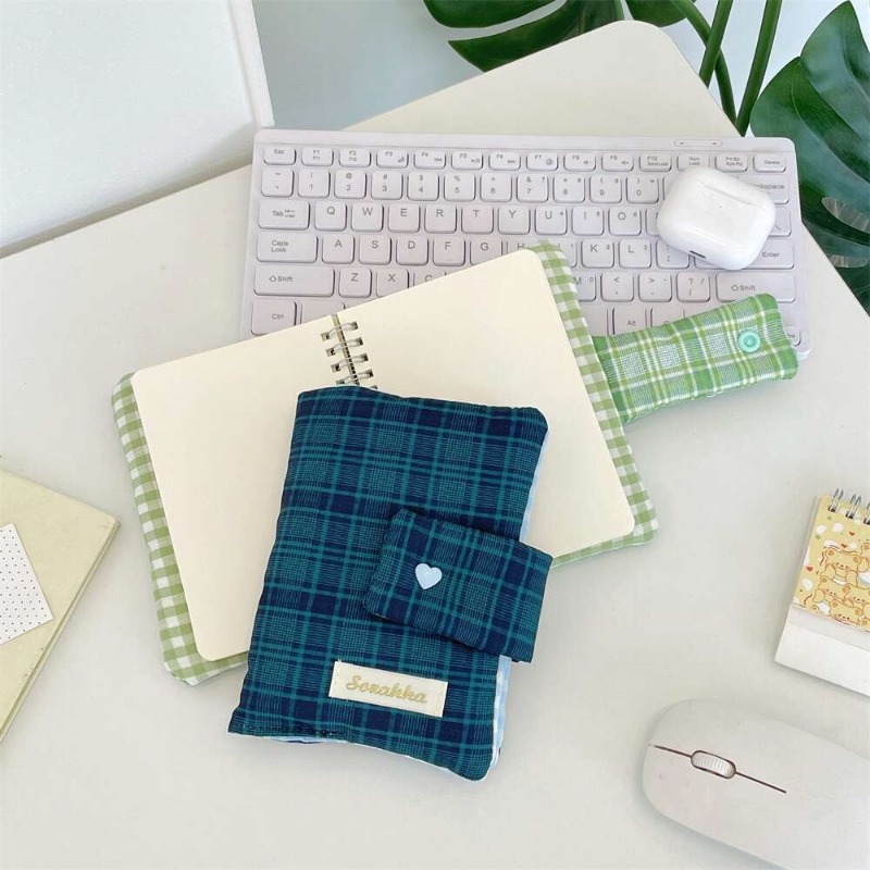 Green White Gingham Hand-journ - Laptop Sleeve review and price