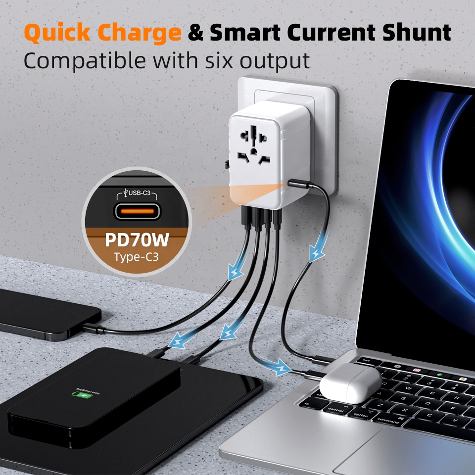 Universal Worldwide Wall Socke - Laptop Charger review and price