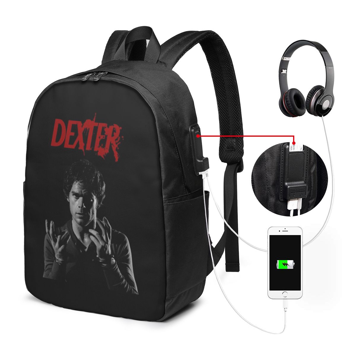 Movie Dexter Morgan Backpack T - Laptop Bag review and price